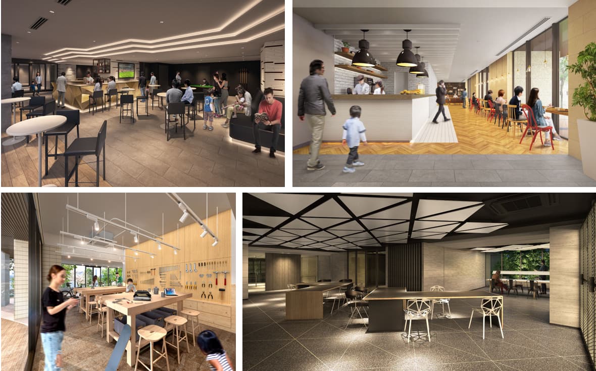 HARUMI FLAGの共用施設（WoMansion）