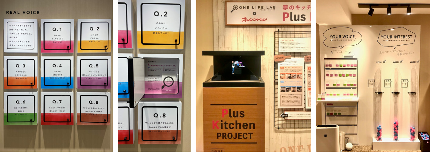 +ONE LIFE LAB」の銀座住まいギャラリー(パネル展示)