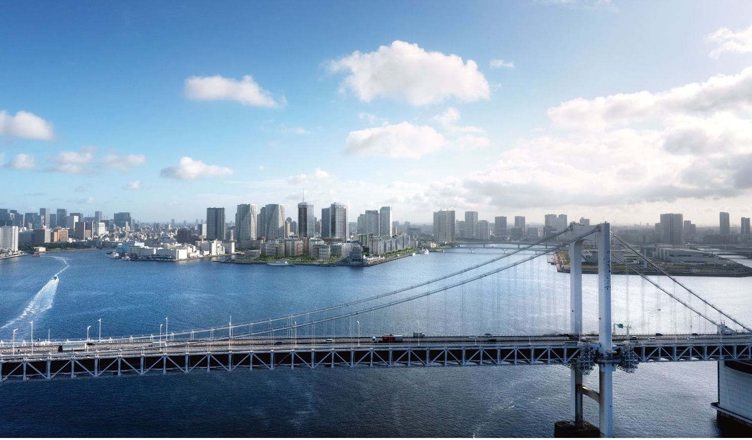 HARUMI FLAG（晴海フラッグ）の外観完成予想図