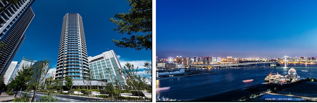 ベイサイドタワー晴海の外観