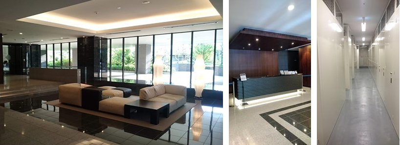 ベイサイドタワー晴海のエントランス