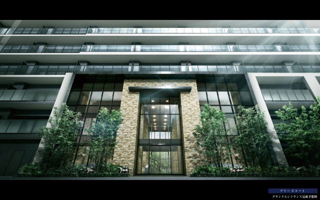 シティテラス八千代緑が丘ブリーズコートの外観完成予想図