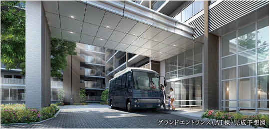 シティテラス小金井公園のエントランス