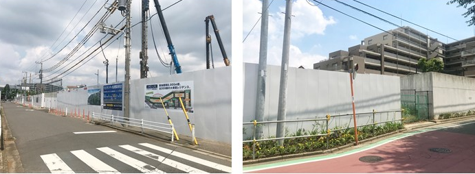 リビオシティ船橋高根台の現地