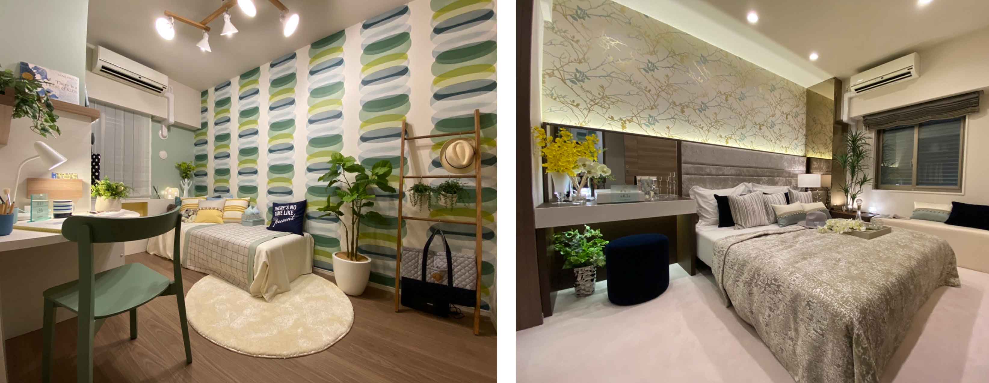 ジオ南砂町のモデルルーム(子ども部屋と寝室)