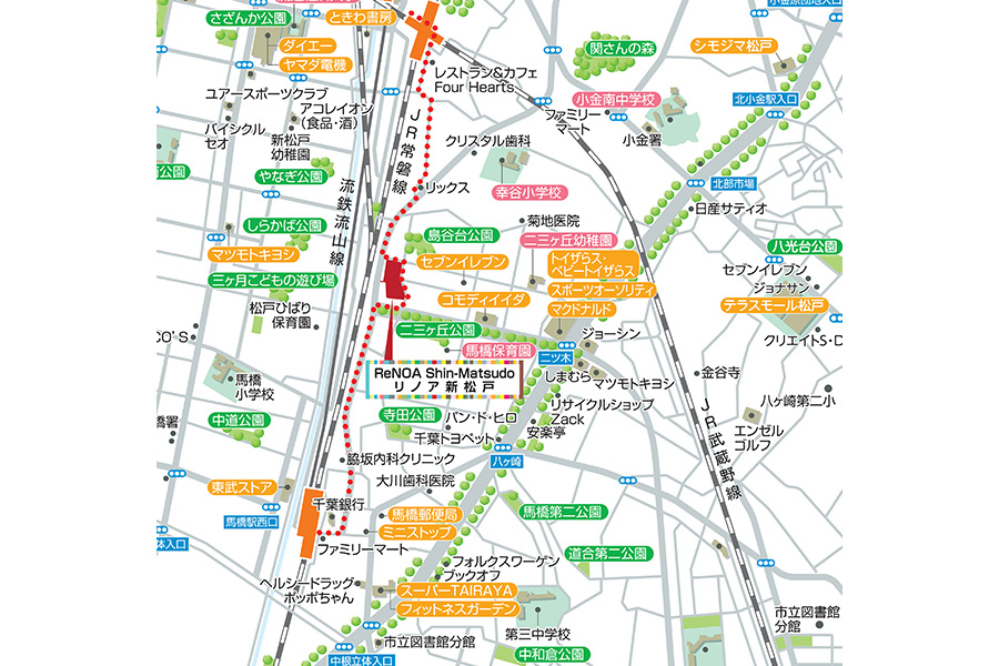 新松戸から二ツ木方面 自転車 行けない