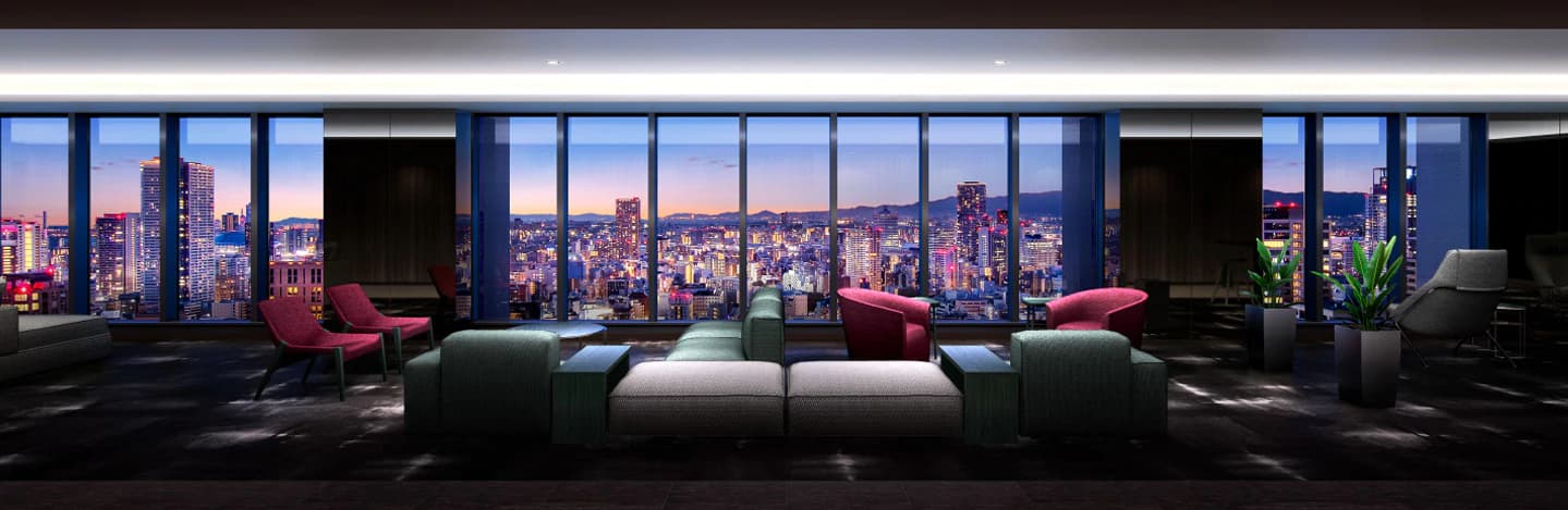 ⑨シティタワー大阪本町の共用施設（スカイ）