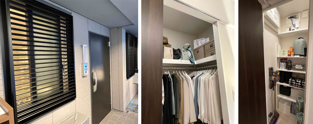 シティテラス新小岩のモデルルーム（玄関・収納）