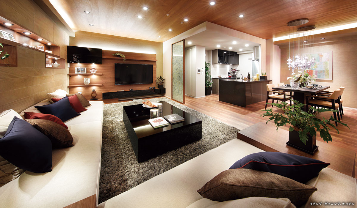 ローレルスクエア健都ザ・レジデンスのリビング