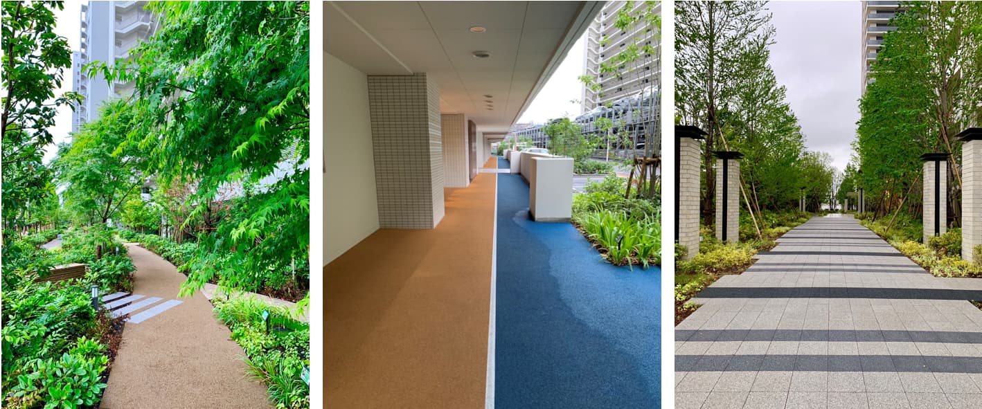 ローレルスクエア健都ザ・レジデンスのエントランス