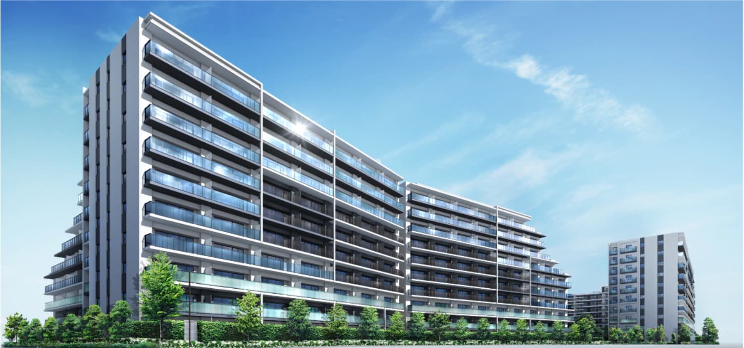 ソライエシティ-ザ・パーク／ザ・ガーデンの外観完成予想図02