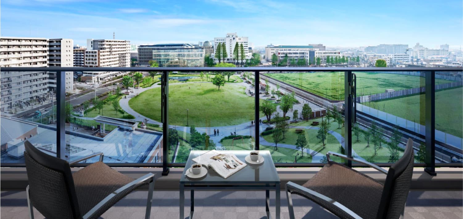 ソライエシティ-ザ・パーク／ザ・ガーデンの眺望イメージ