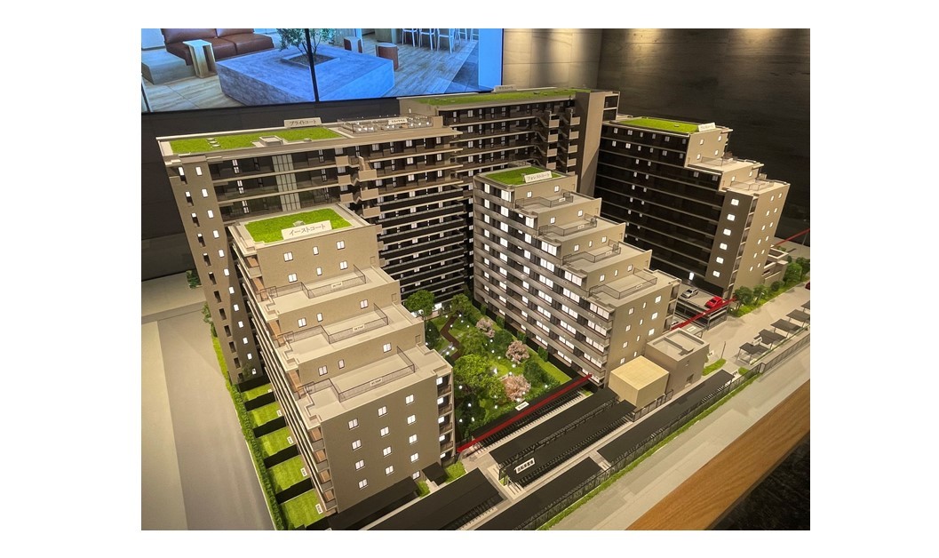 ①'リビオシティ南砂町 ステーションサイトの模型