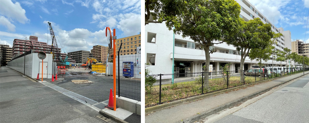 リビオシティ南砂町ステーションサイトの現地