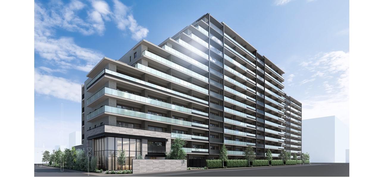 リビオシティ南砂町 ステーションサイトの外観完成予想図CG