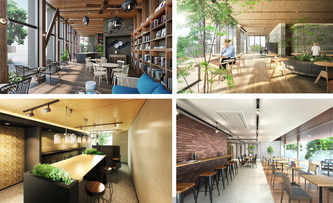 ラウンジなどの共用施設