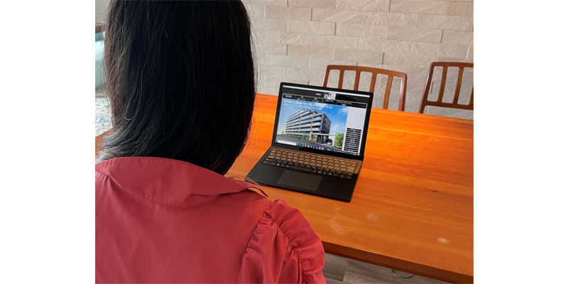 シティハウス志村坂上のオンライン事前案内会の様子