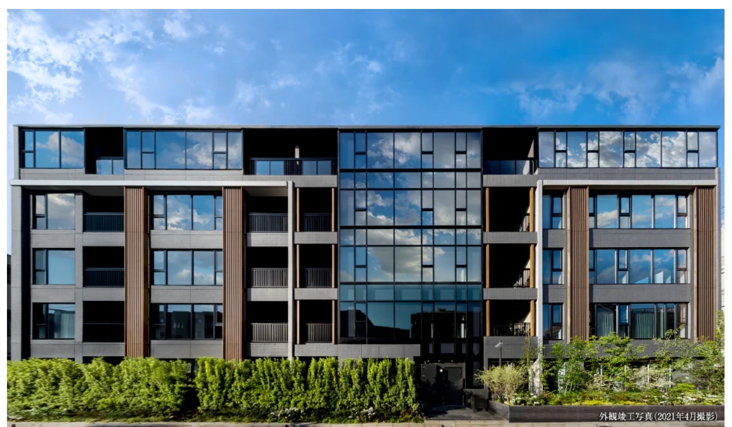 シティハウス二子玉川 ザ・グランドの外観竣工写真