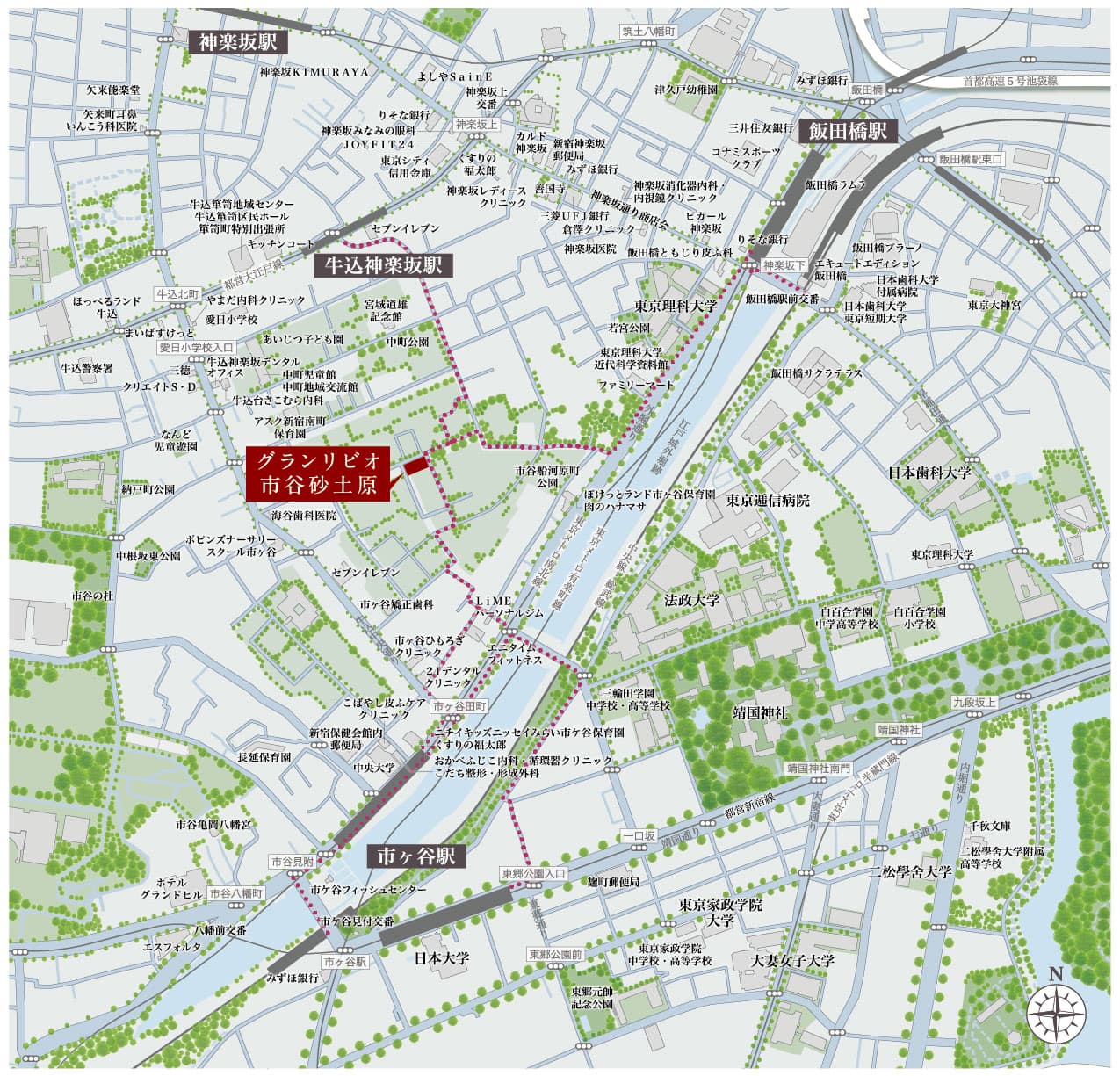 ホームズ グランリビオ市谷砂土原の建設現地に行ってきました Womansion 価格 間取りなどのマンション情報 新築マンション 分譲マンション情報