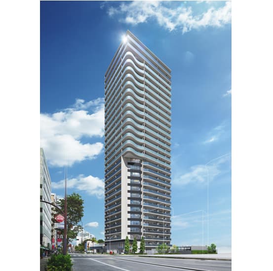 Brillia Tower 池袋 Westの外観デザイン