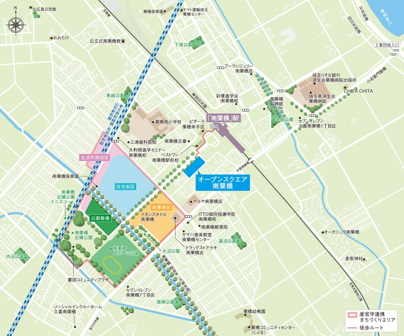 ③オープンスクエア南栗橋の周辺地図