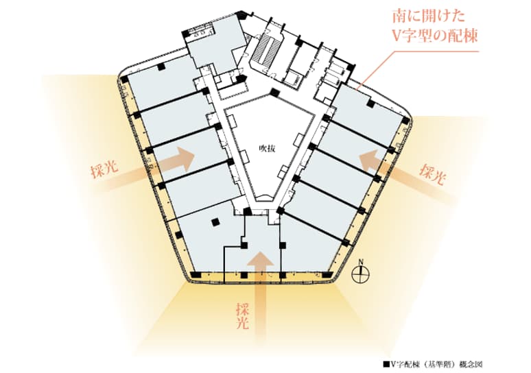 ドレッセタワー南町田グランベリーパークの配棟