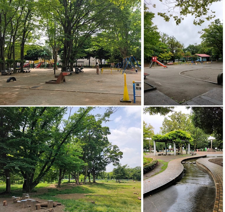 シャリエ朝霞グランフィールドの周辺環境（公園）