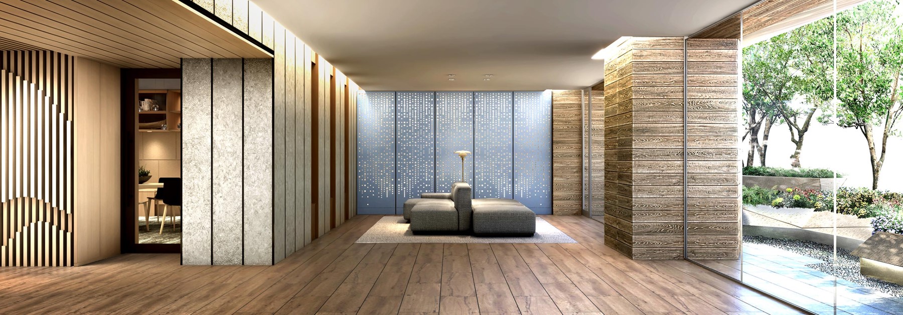 プレミアムレジデンス横須賀中央のエントランスホール・ラウンジ