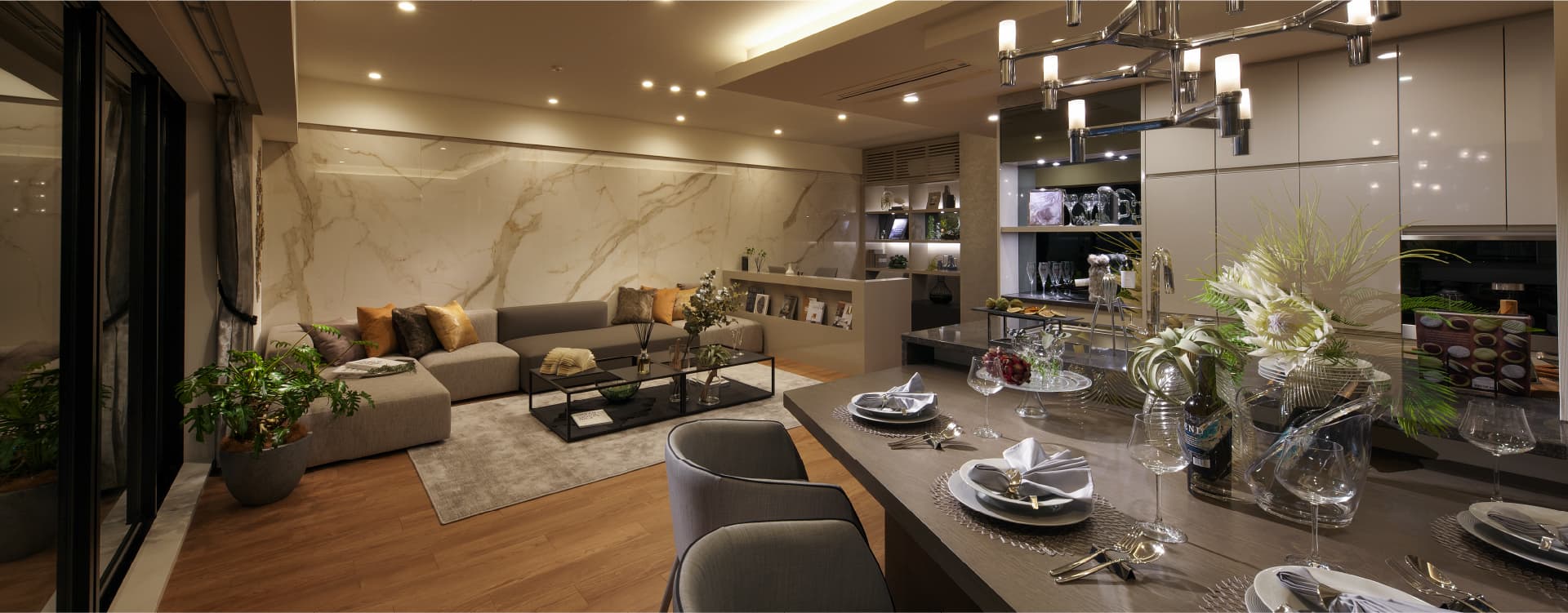 Brillia 夙川高塚町（ブリリア）のリビング・ダイニング