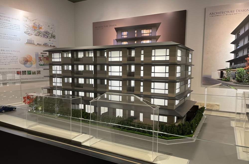 Brillia 京都鞍馬口のEtypeの模型