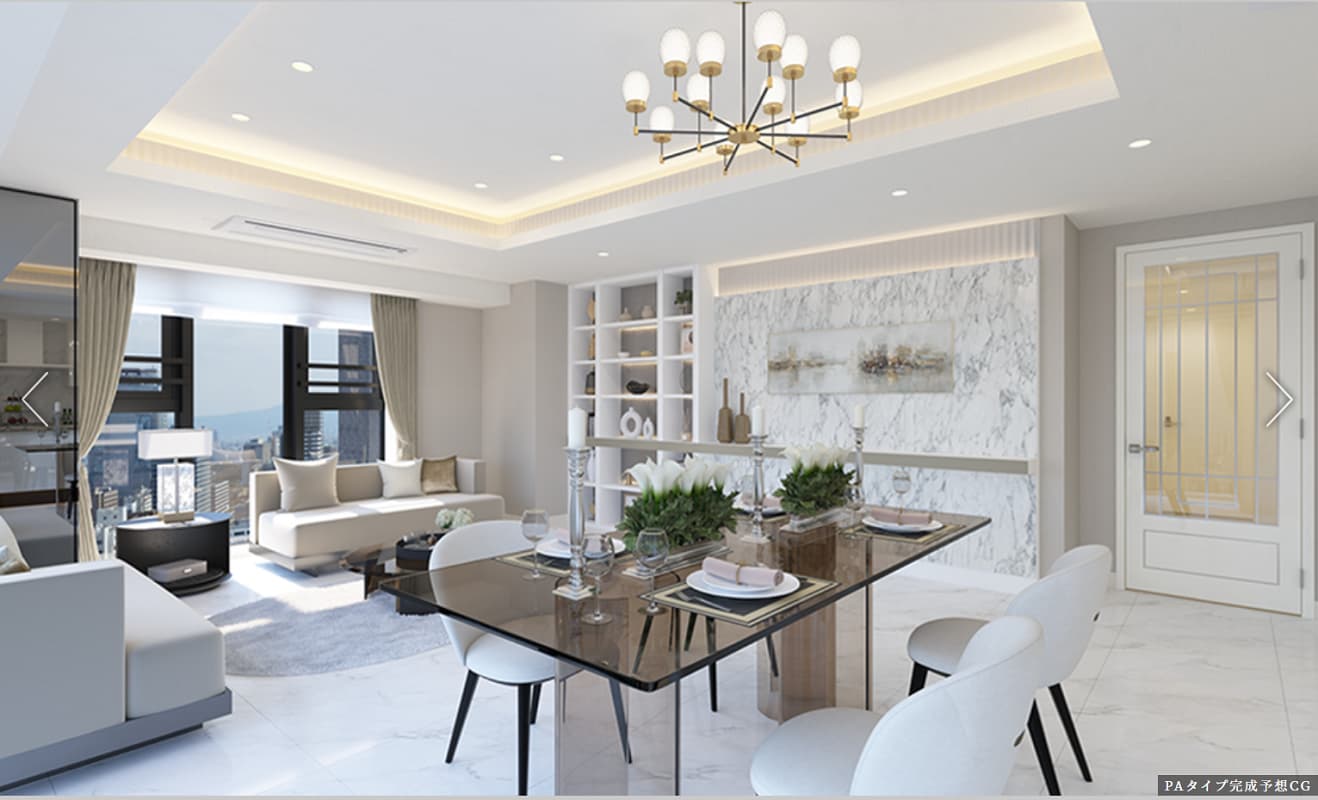 ジオタワー堺筋本町PAtype完成予想CG