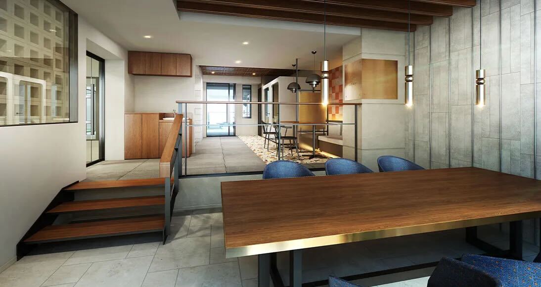 プライム川崎のワークラウンジ完成予想CG