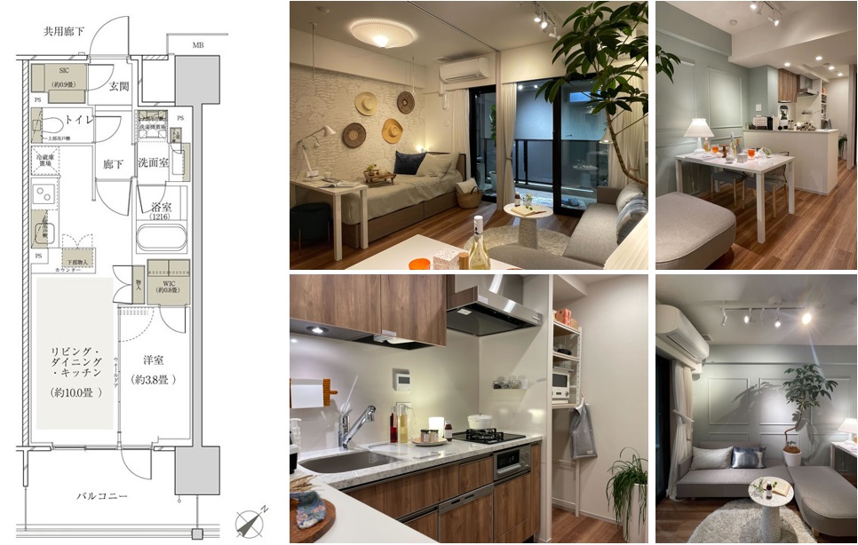 プライム川崎の間取り図