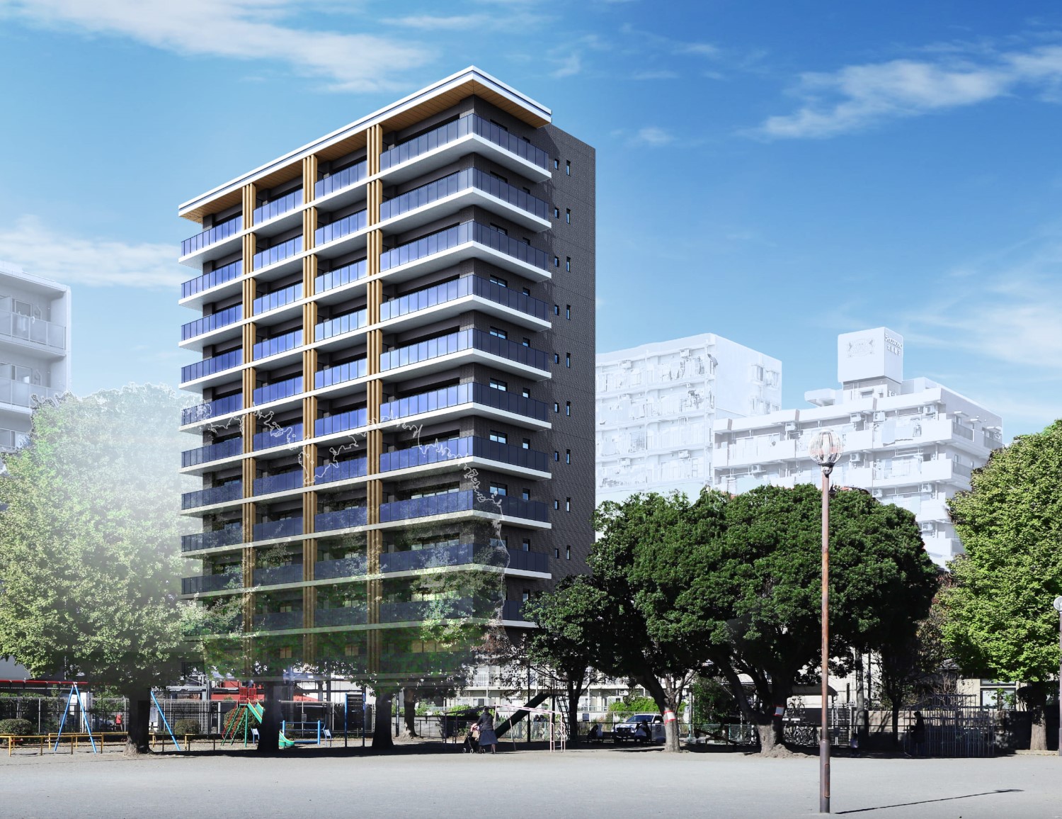 ワザック大和中央の外観