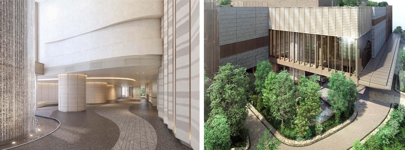 パークタワー西新宿のエントランス