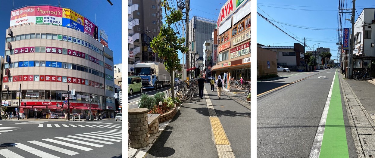 パークホームズ志木コンフォートテラスの周辺環境（歩道）