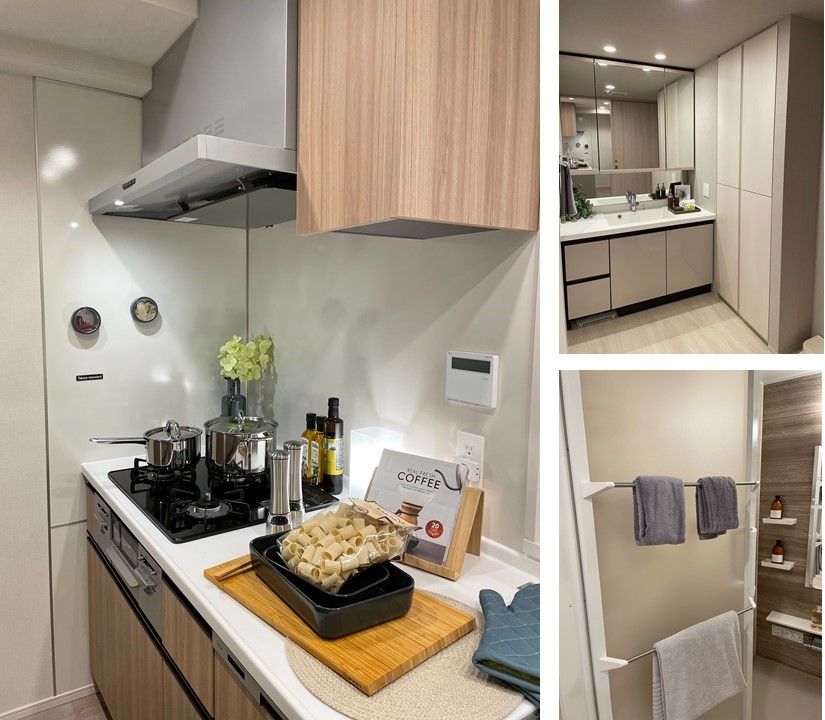 プラネスーペリア成増のモデルルーム（水回り）