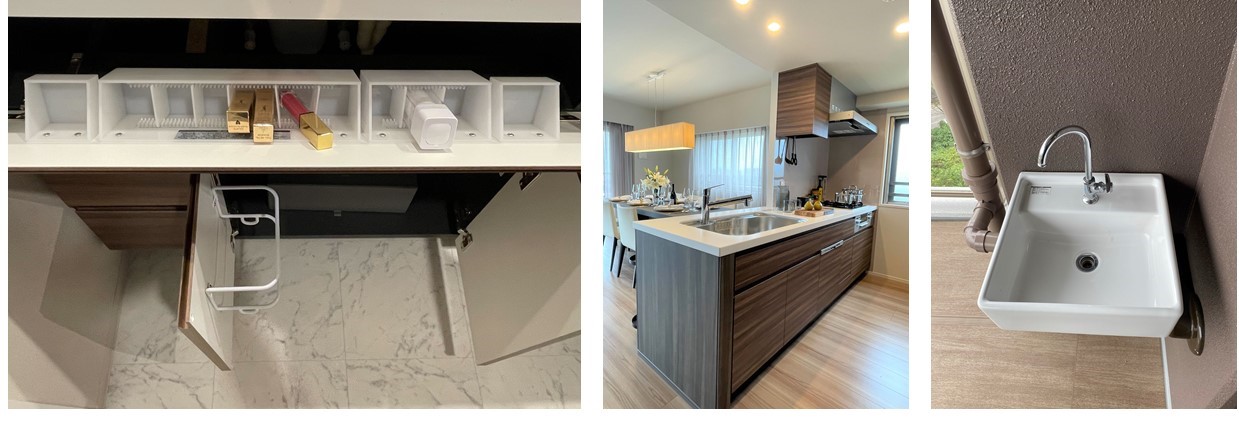 クレストレジデンス横浜 SKY VIEW SHIOMIDAIのモデルルーム（水回り）