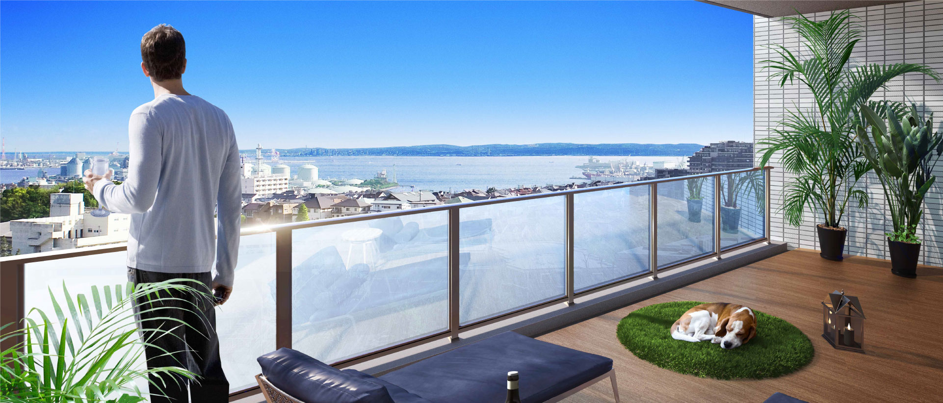 クレストレジデンス横浜 SKY VIEW SHIOMIDAIの眺望