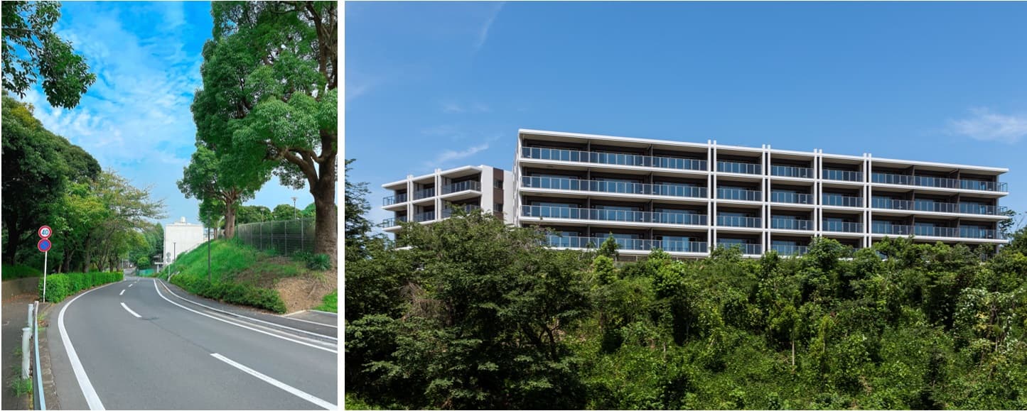 クレストレジデンス横浜 SKY VIEW SHIOMIDAIの現地