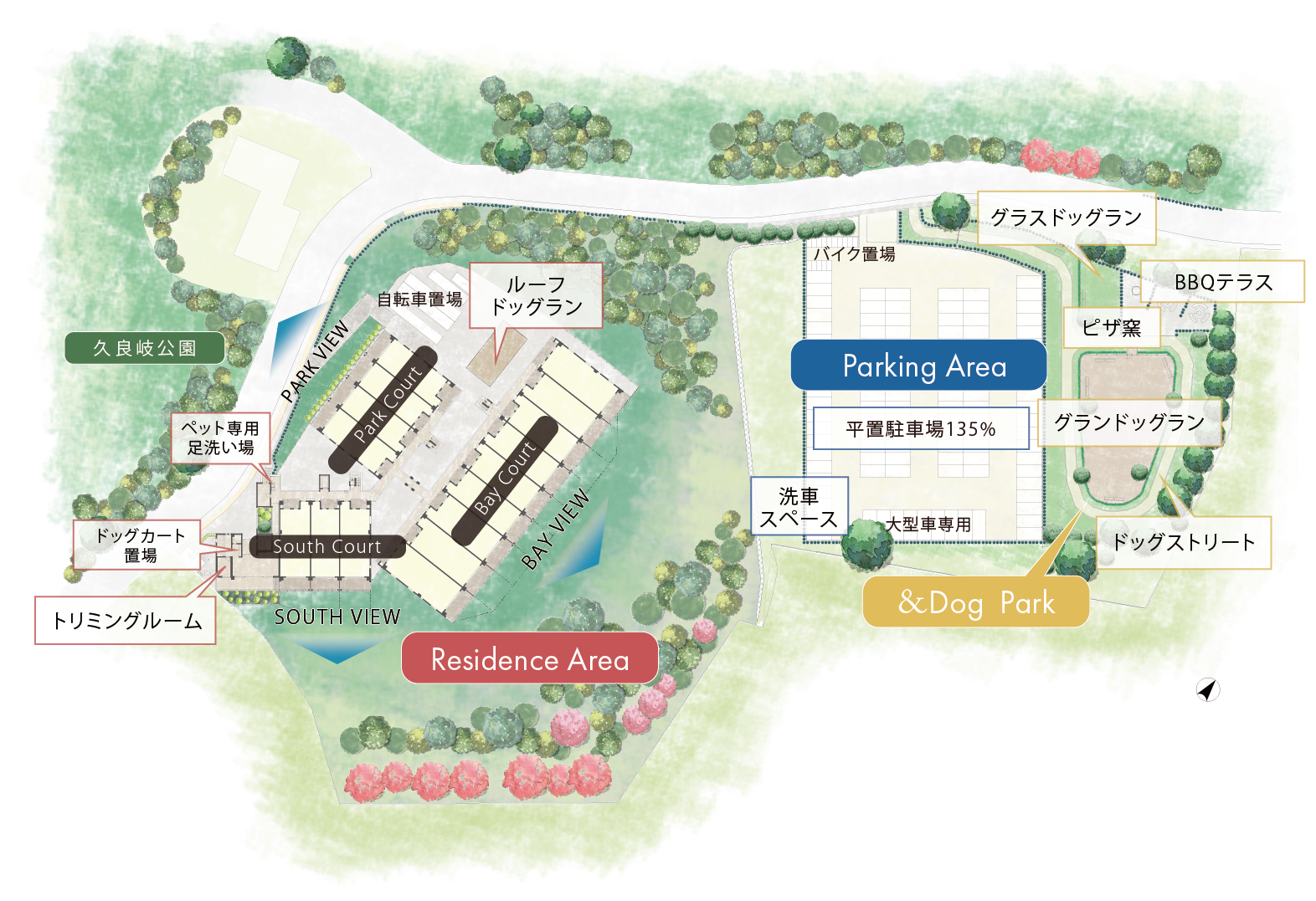 クレストレジデンス横浜 SKY VIEW SHIOMIDAIの現地案内図
