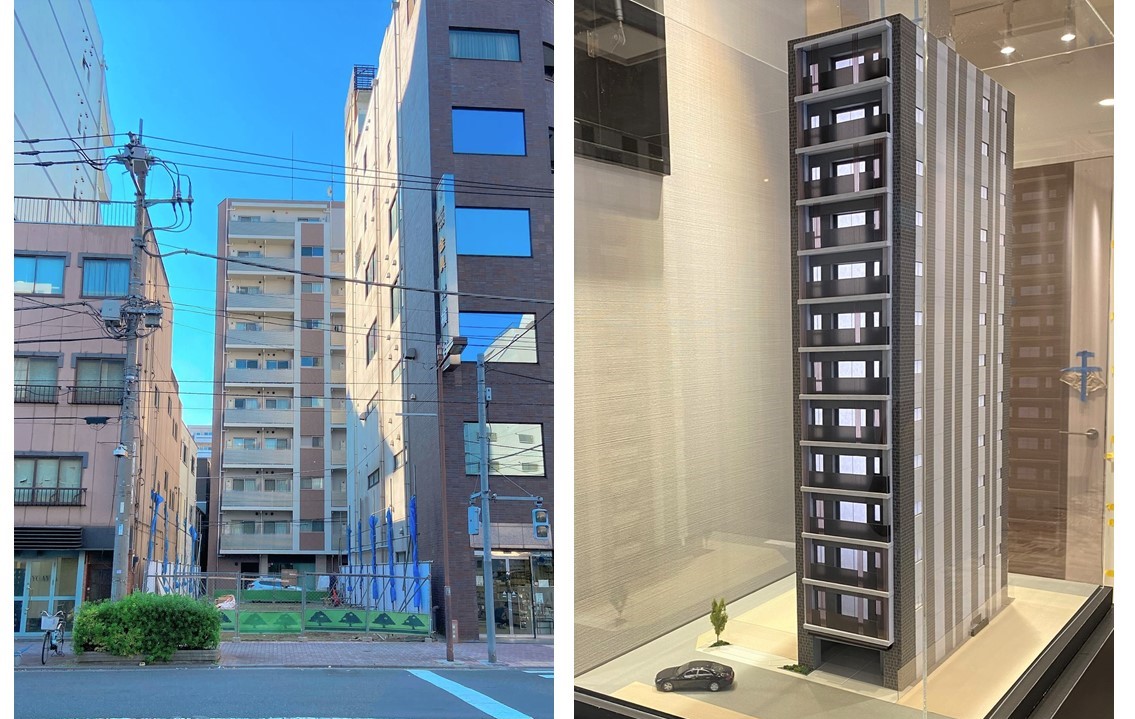 プロスタイル蔵前の建設予定地