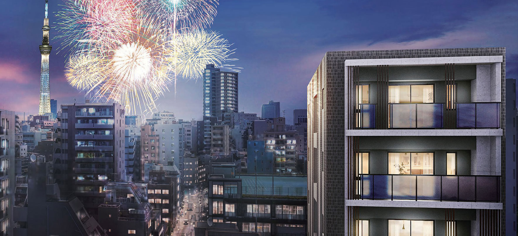 プロスタイル蔵前の眺望イメージ