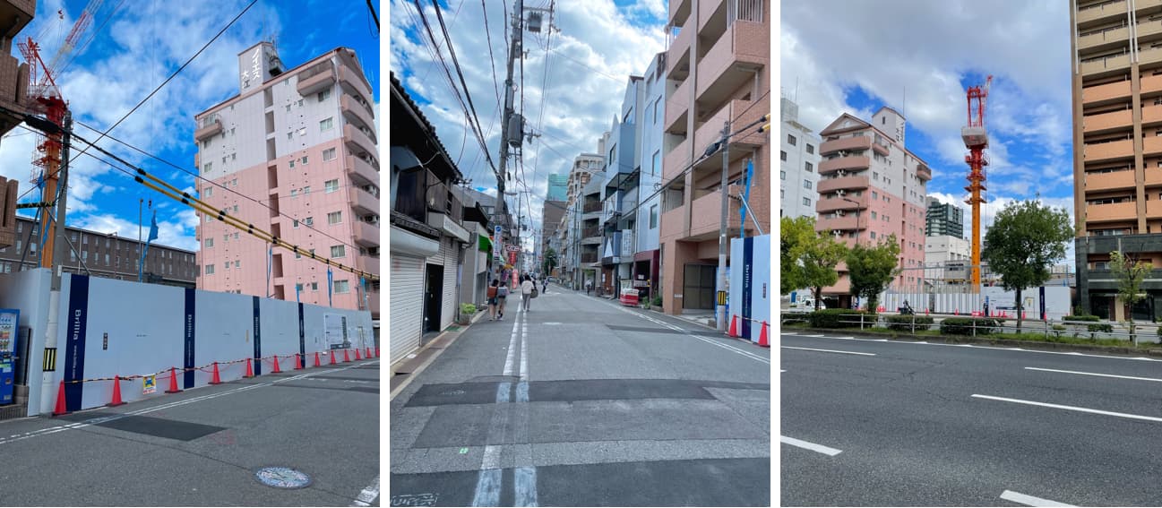 Brillia（ブリリア）四天王寺夕陽ケ丘の現地周辺