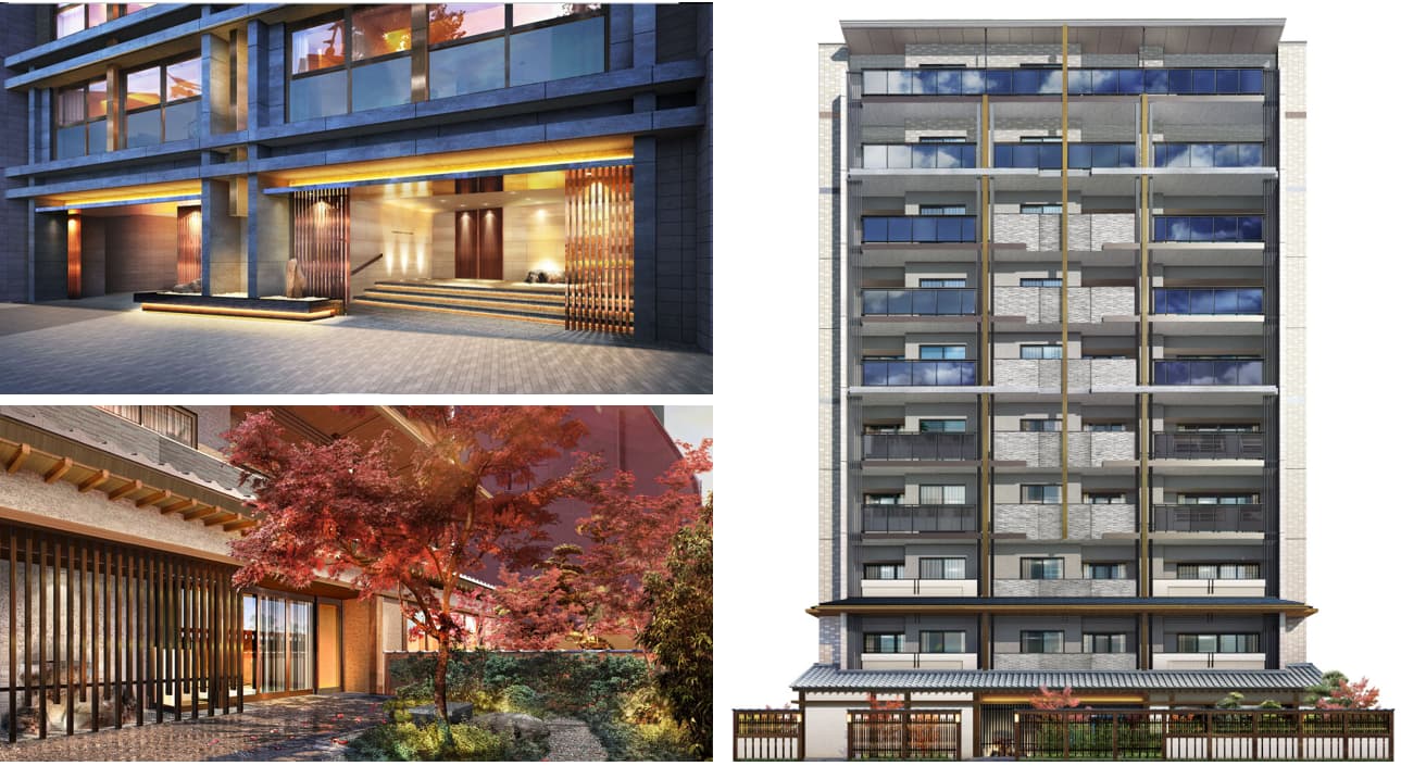 プレミスト京都 四条堀川の外観デザイン