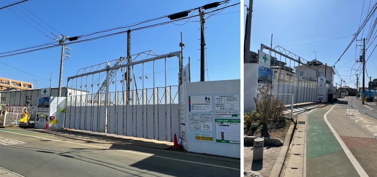 ヴィークステージ船橋薬園台ソライエの現地