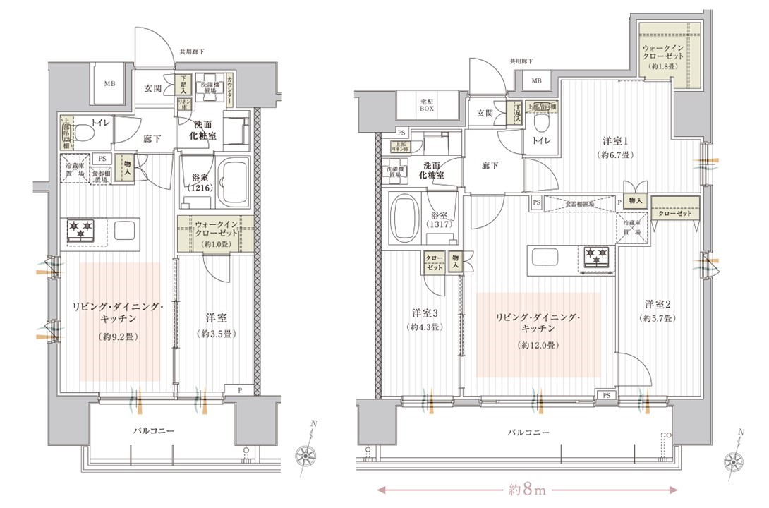 ウィルローズ大宮-Kan-の間取り図