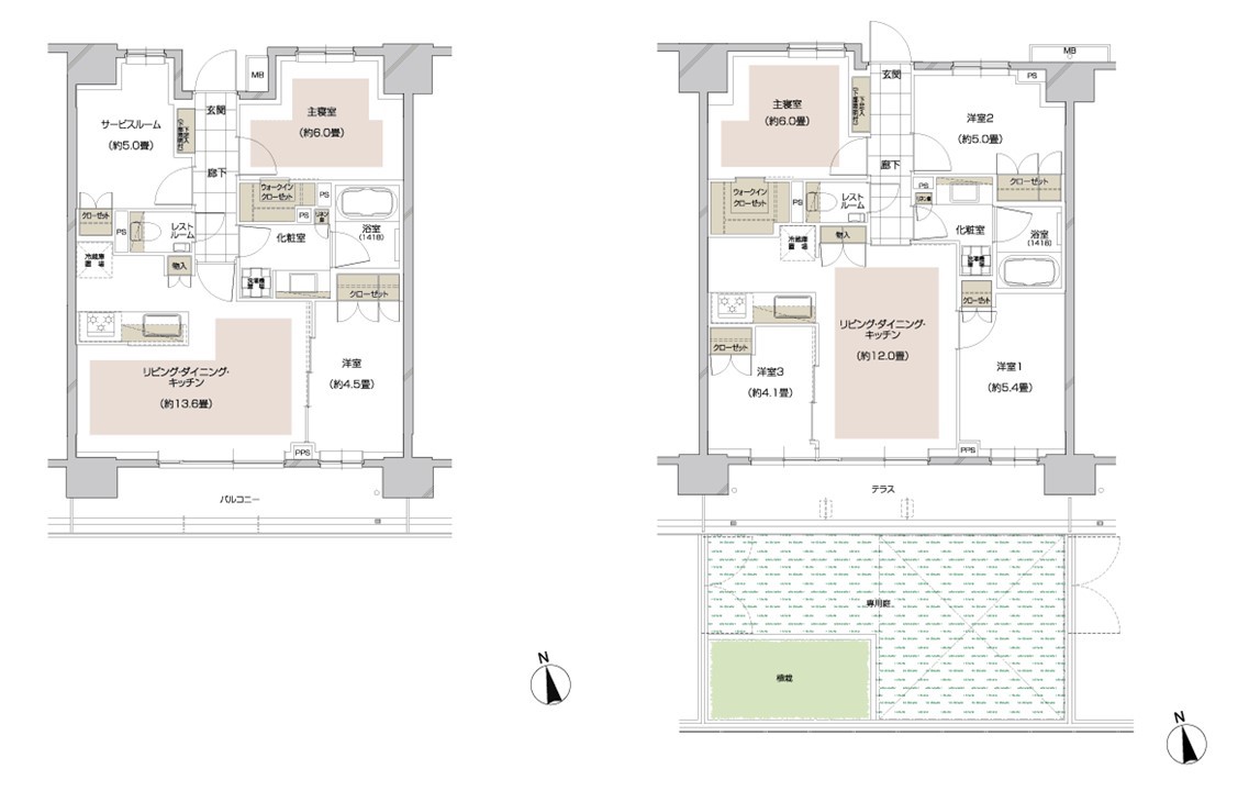 アールブラン大森レジデンスの間取り図