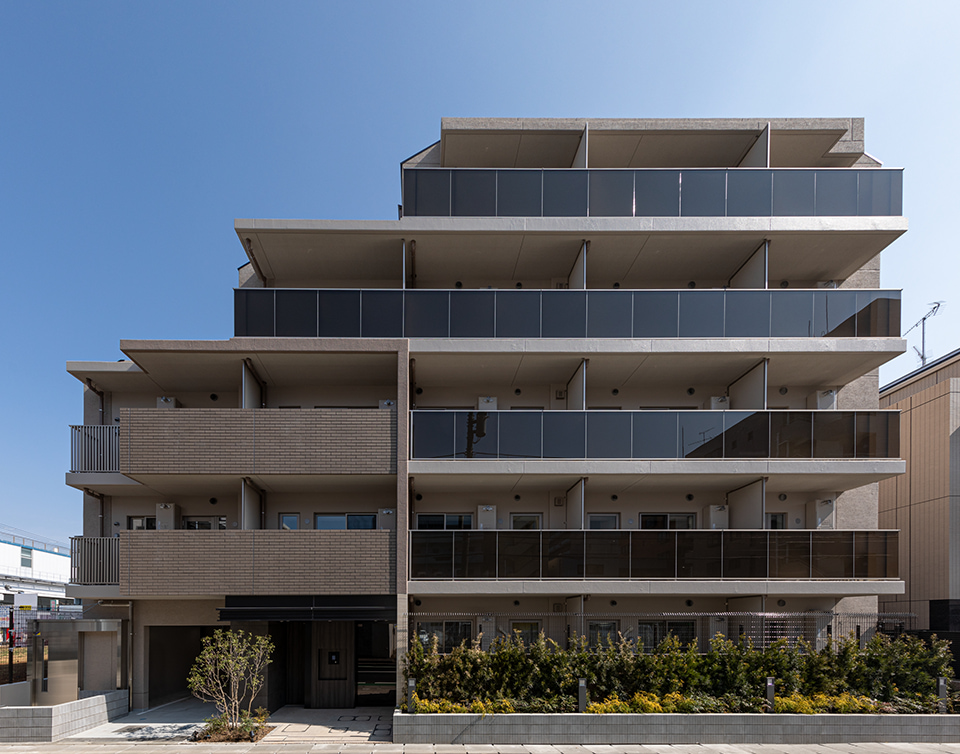 ウエリス南行徳駅前の外観