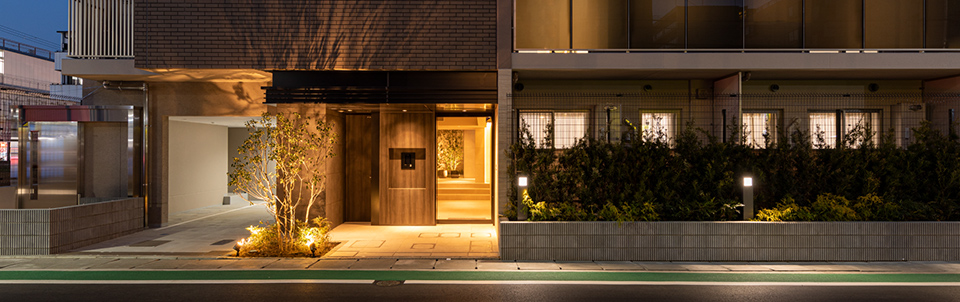 ウエリス南行徳駅前のエントランス